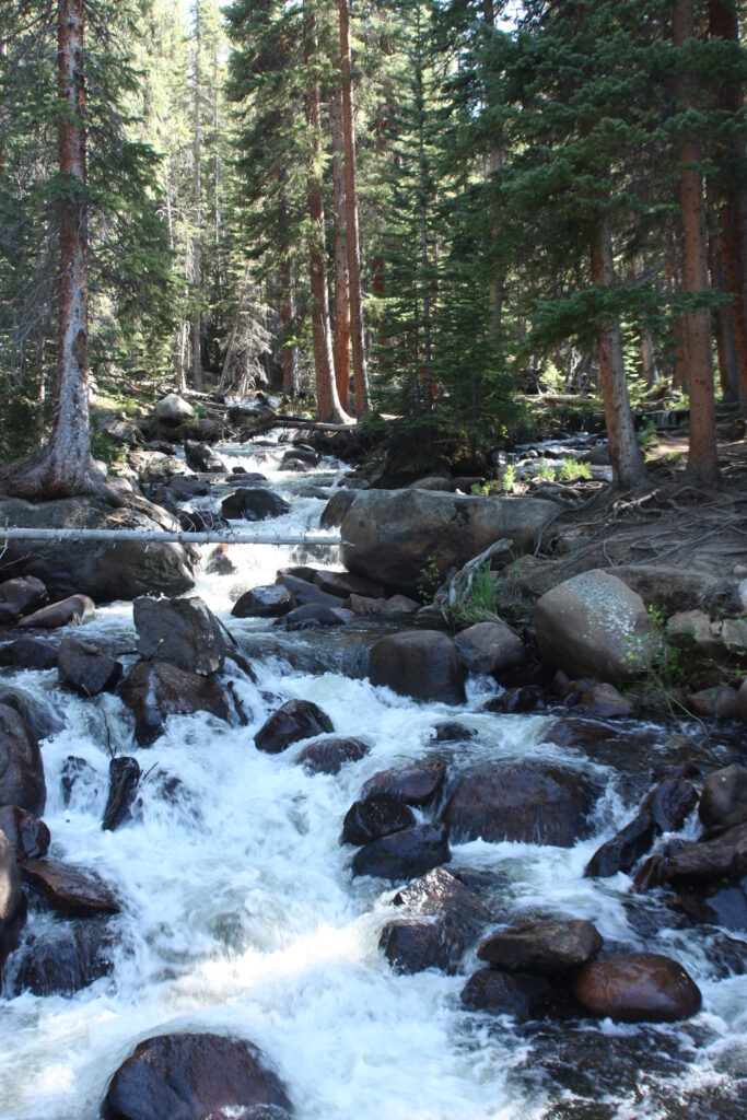 Creek feeding Turquoise Lake